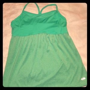 Champion drawstring workout tank top